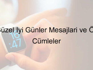 iyi günler mesajı