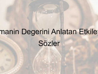 zaman ile ilgili sözler